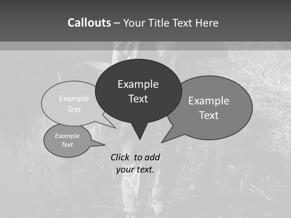 Man Walking In The Field PowerPoint Template
