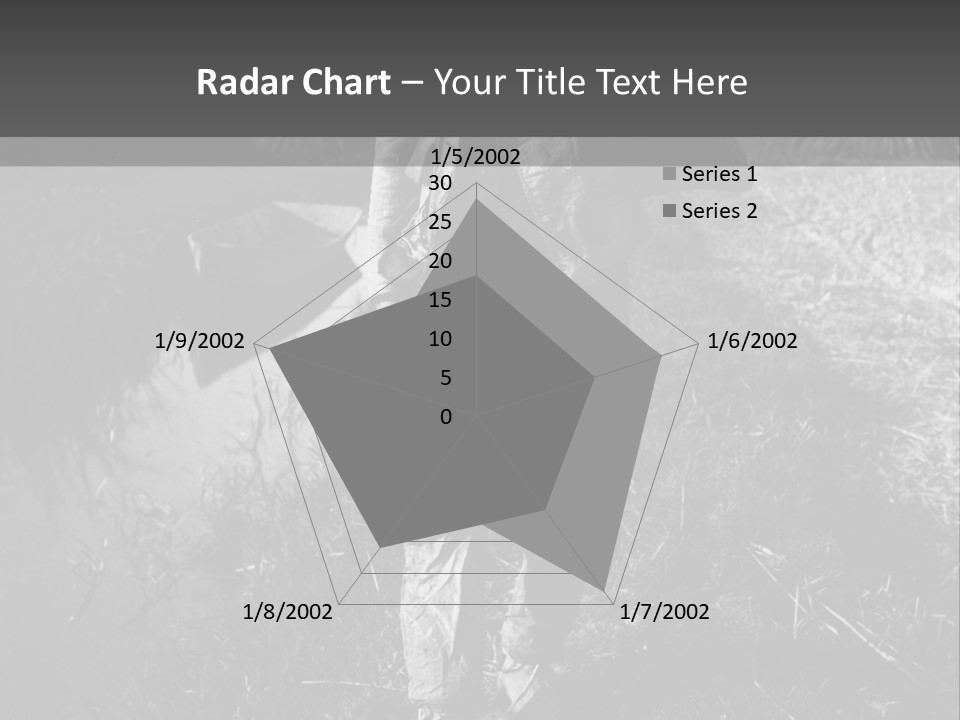 Man Walking In The Field PowerPoint Template