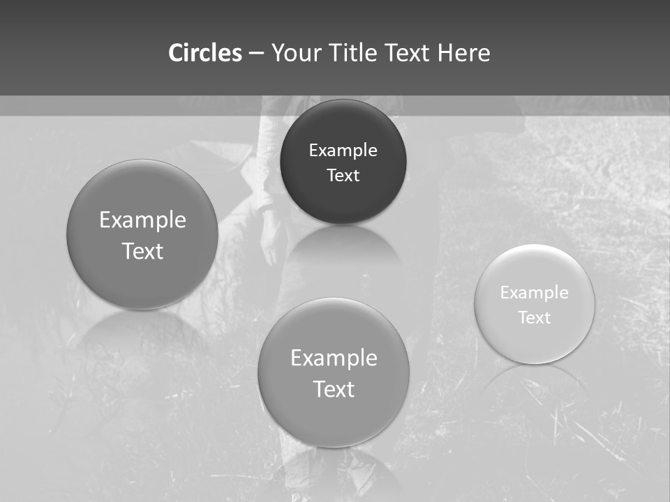 Man Walking In The Field PowerPoint Template