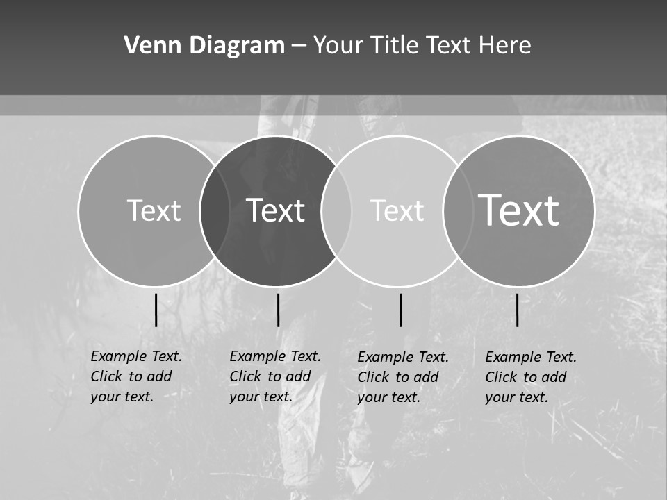 Man Walking In The Field PowerPoint Template