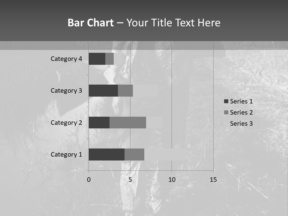 Man Walking In The Field PowerPoint Template
