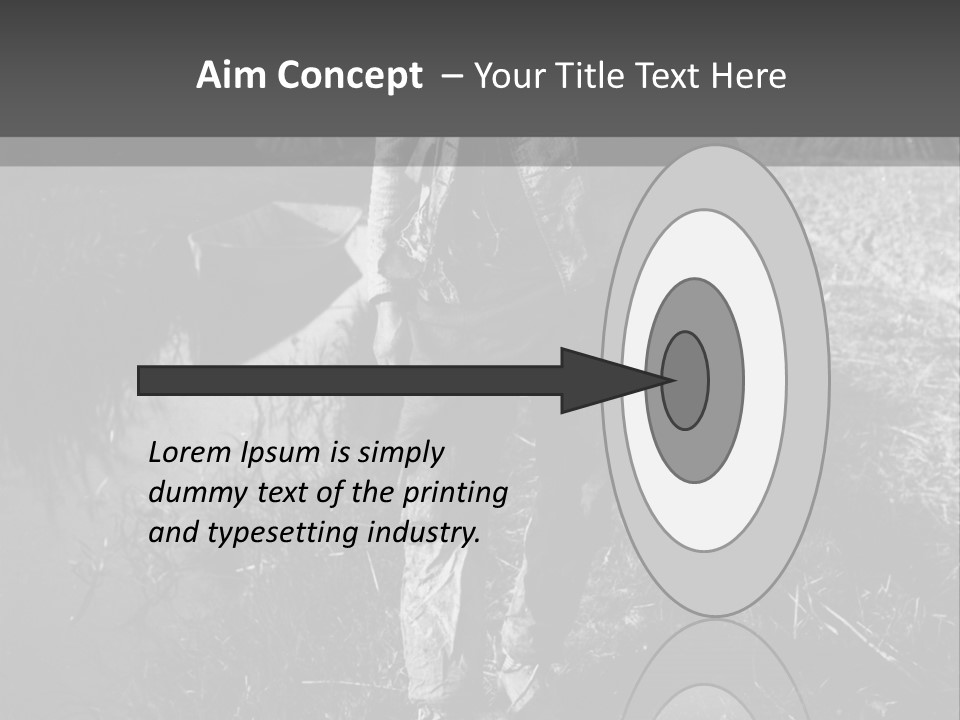 Man Walking In The Field PowerPoint Template