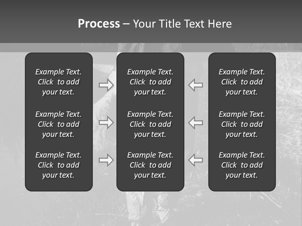 Man Walking In The Field PowerPoint Template