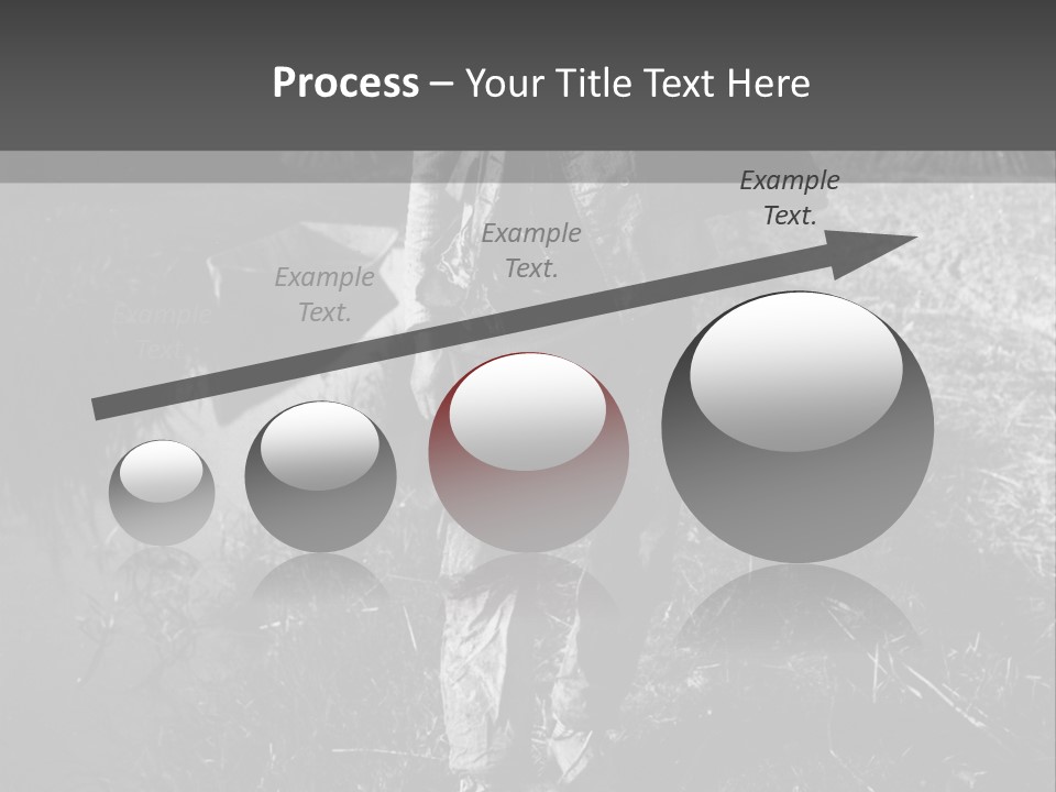 Man Walking In The Field PowerPoint Template