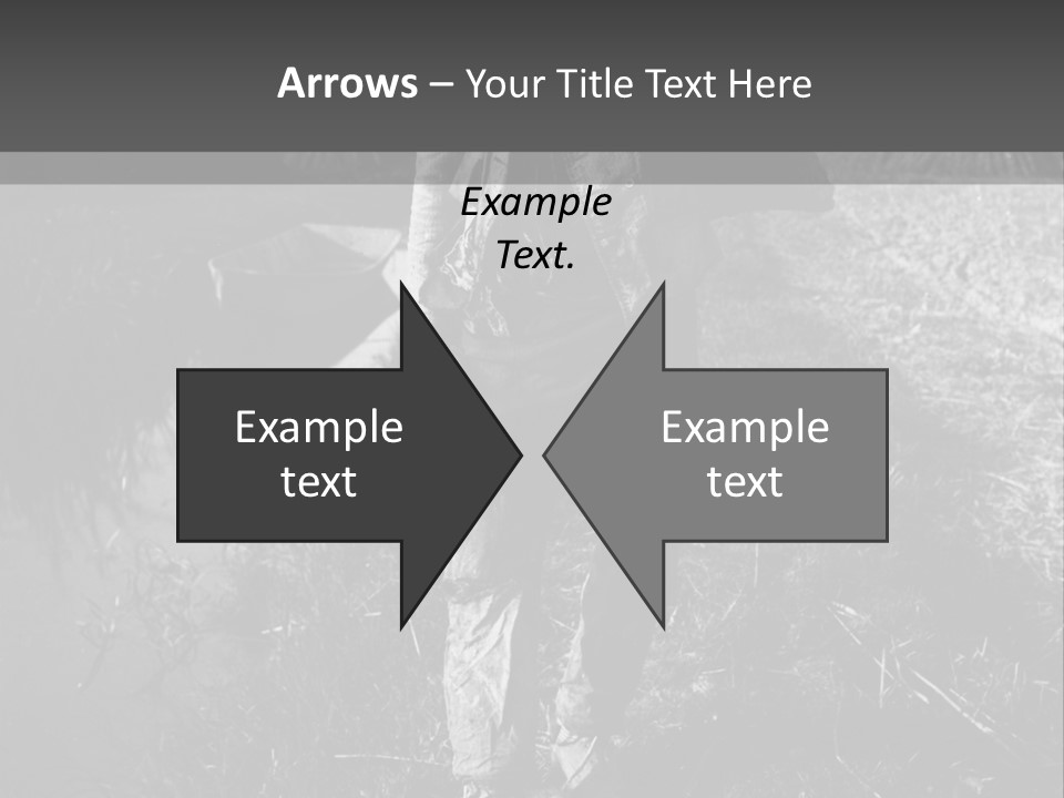 Man Walking In The Field PowerPoint Template
