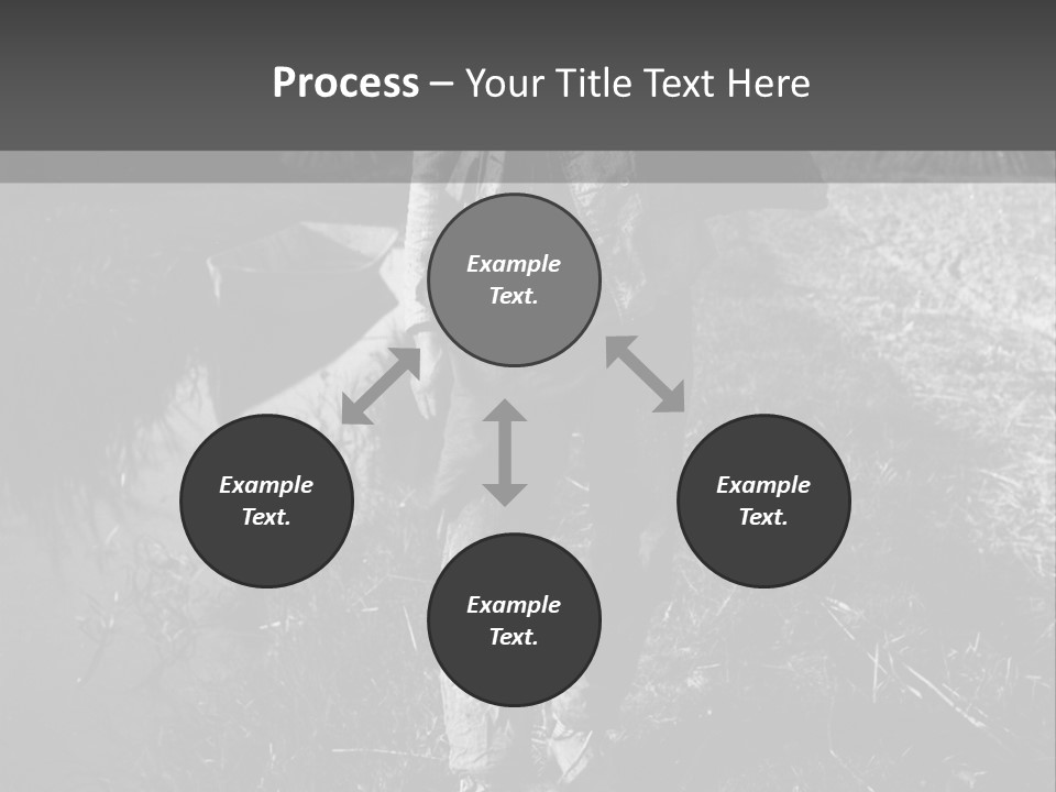 Man Walking In The Field PowerPoint Template