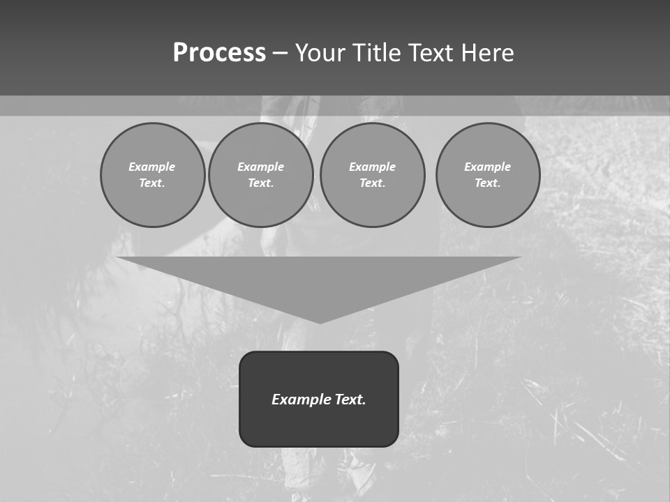 Man Walking In The Field PowerPoint Template
