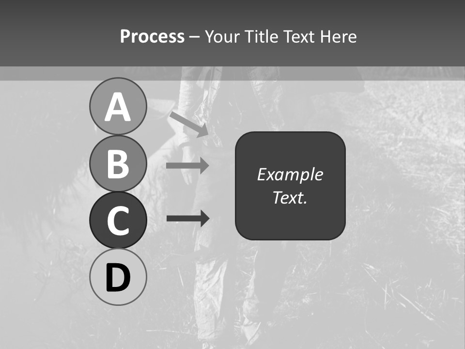Man Walking In The Field PowerPoint Template
