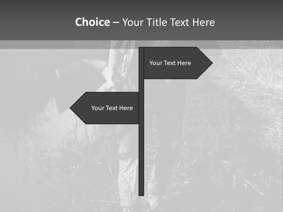 Man Walking In The Field PowerPoint Template