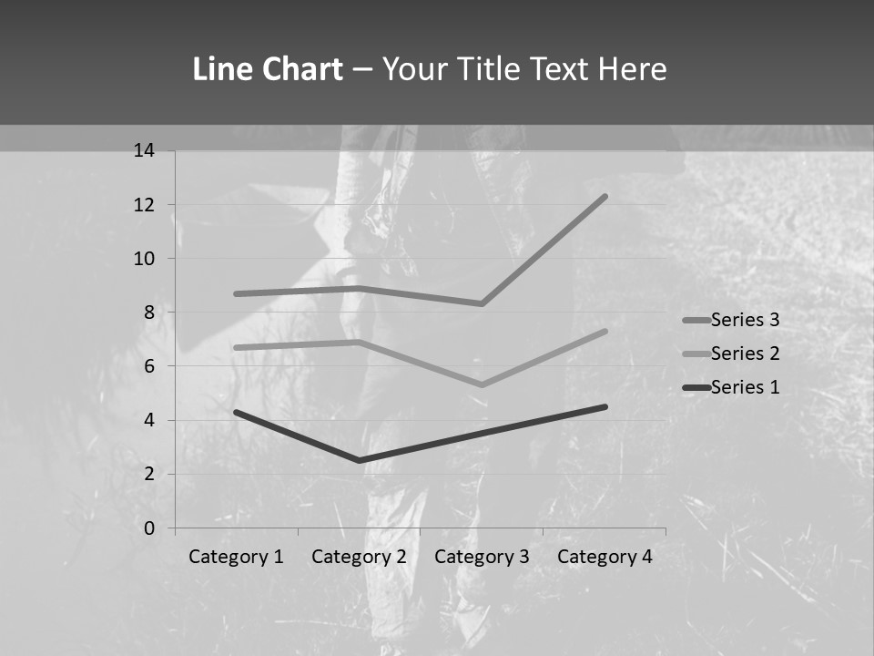 Man Walking In The Field PowerPoint Template