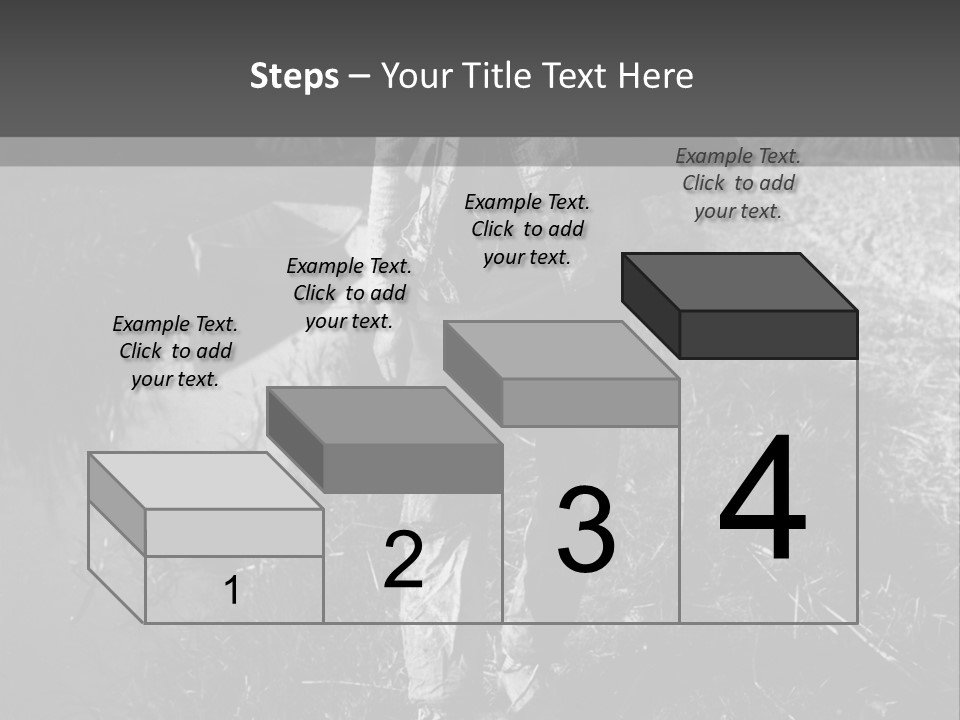 Man Walking In The Field PowerPoint Template