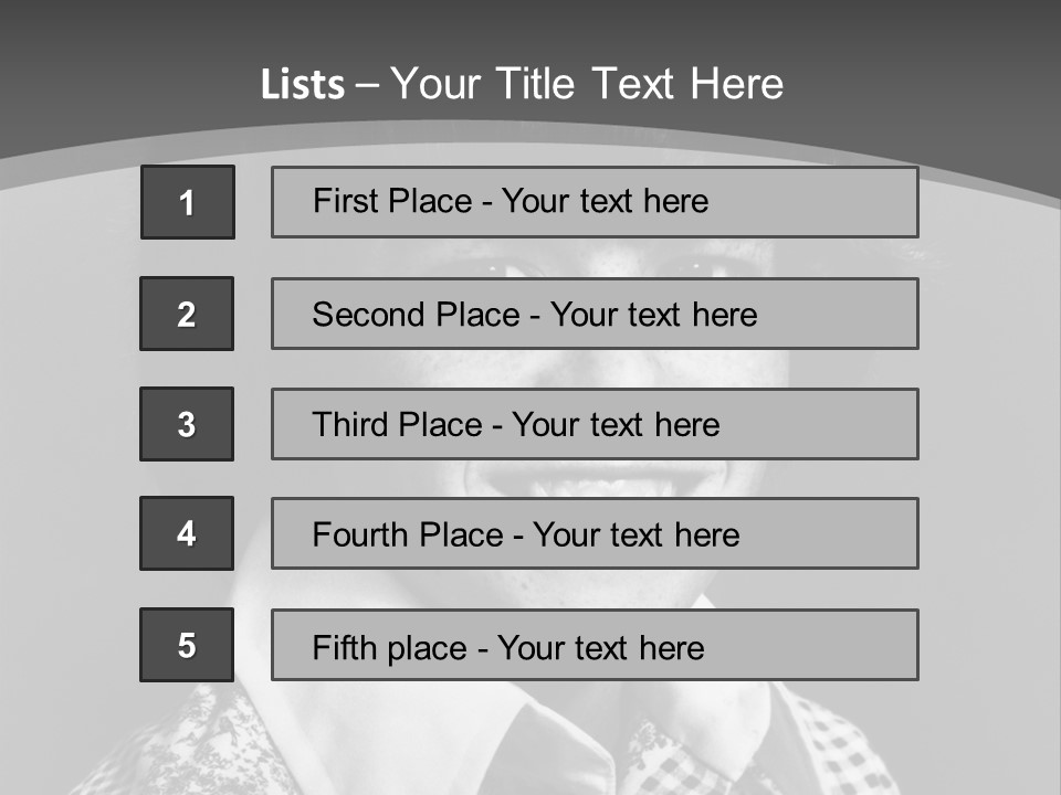 Happy Boy Smiling PowerPoint Template