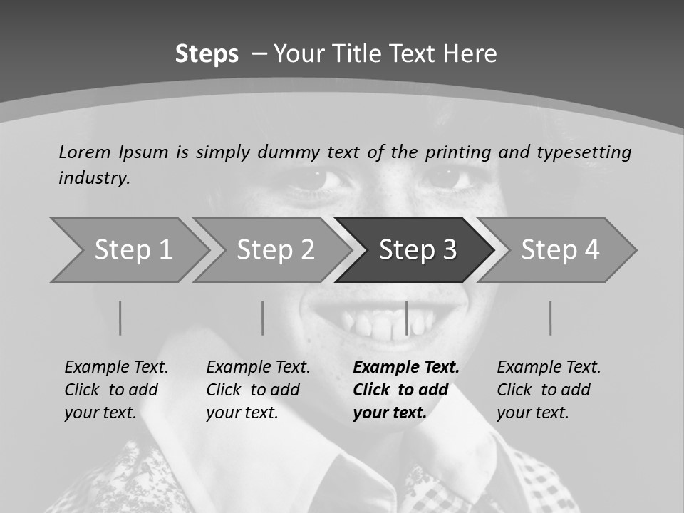 Happy Boy Smiling PowerPoint Template