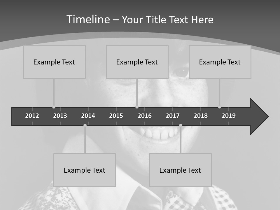 Happy Boy Smiling PowerPoint Template