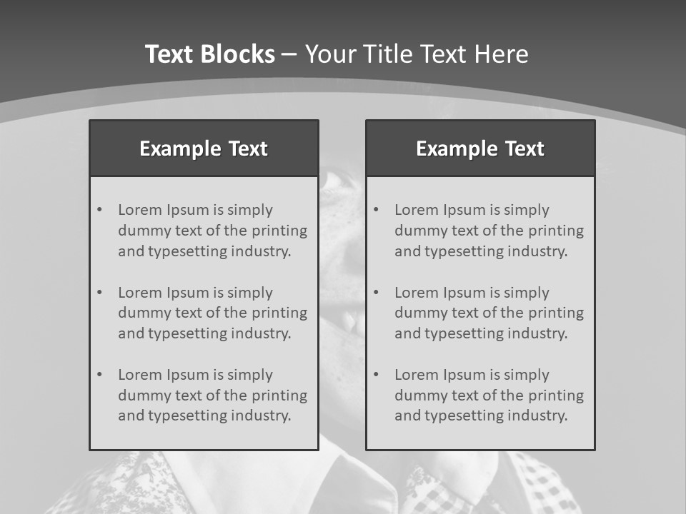 Happy Boy Smiling PowerPoint Template
