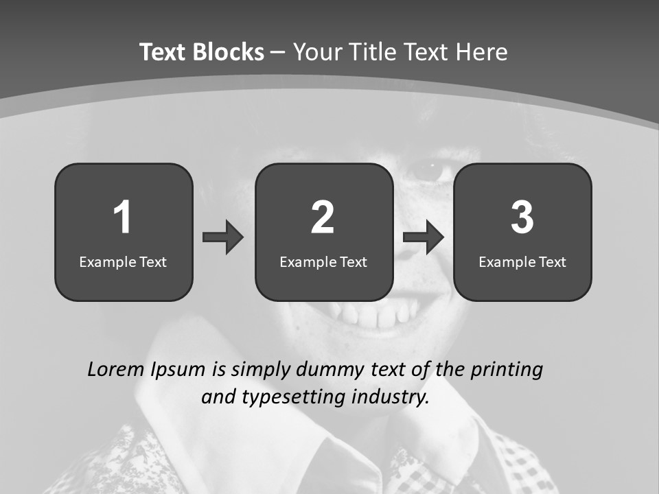 Happy Boy Smiling PowerPoint Template