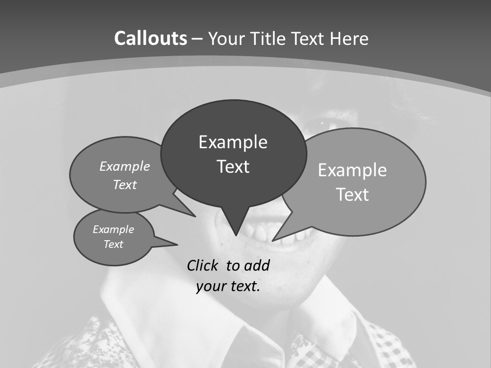 Happy Boy Smiling PowerPoint Template