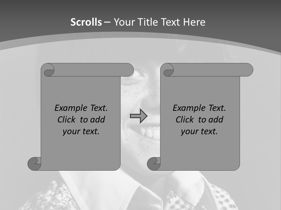 Happy Boy Smiling PowerPoint Template