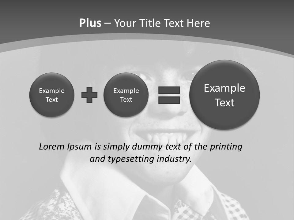Happy Boy Smiling PowerPoint Template