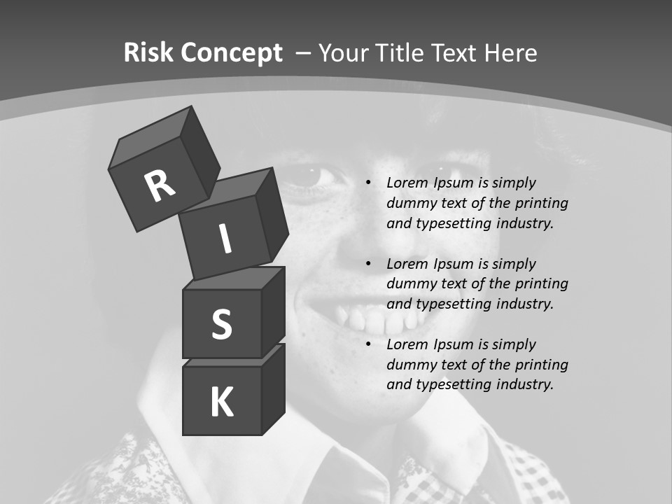 Happy Boy Smiling PowerPoint Template