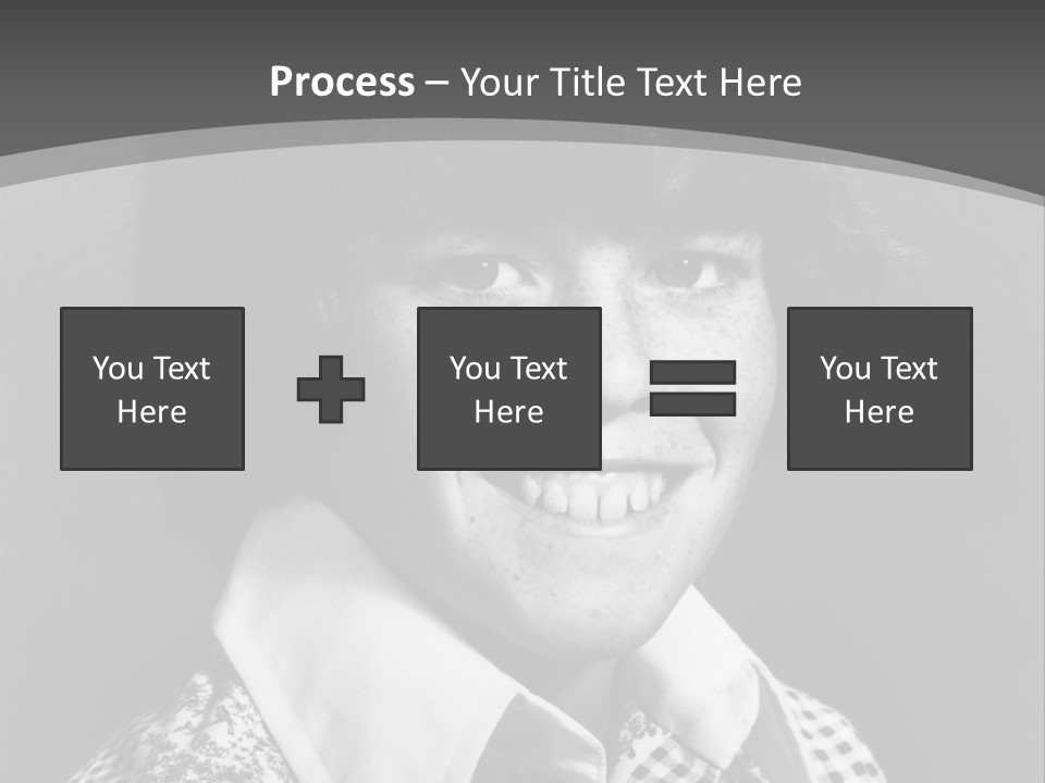 Happy Boy Smiling PowerPoint Template