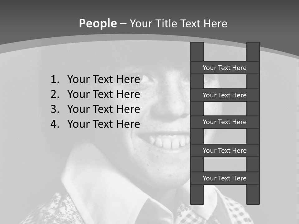Happy Boy Smiling PowerPoint Template