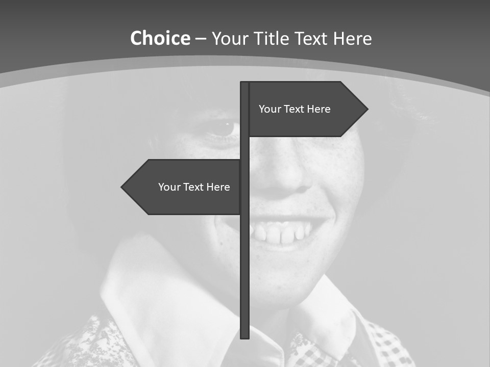 Happy Boy Smiling PowerPoint Template