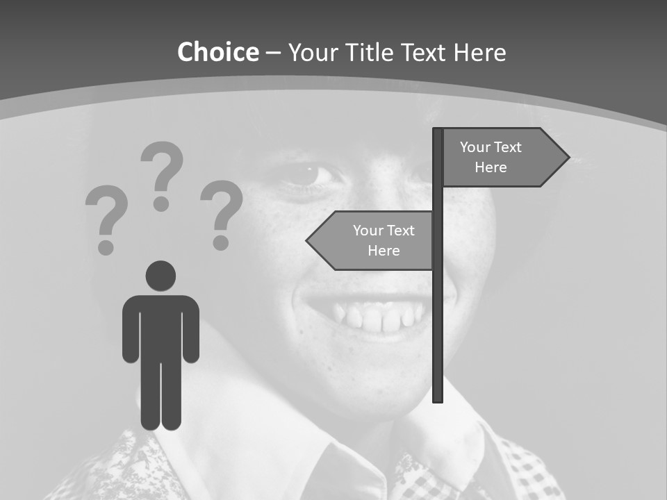 Happy Boy Smiling PowerPoint Template