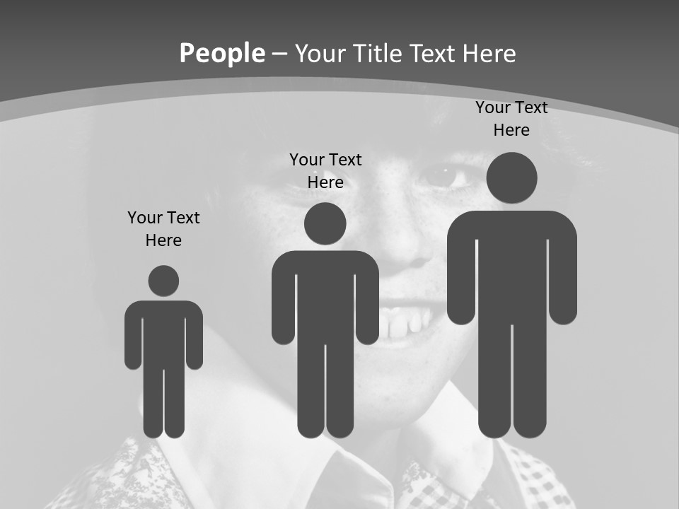 Happy Boy Smiling PowerPoint Template