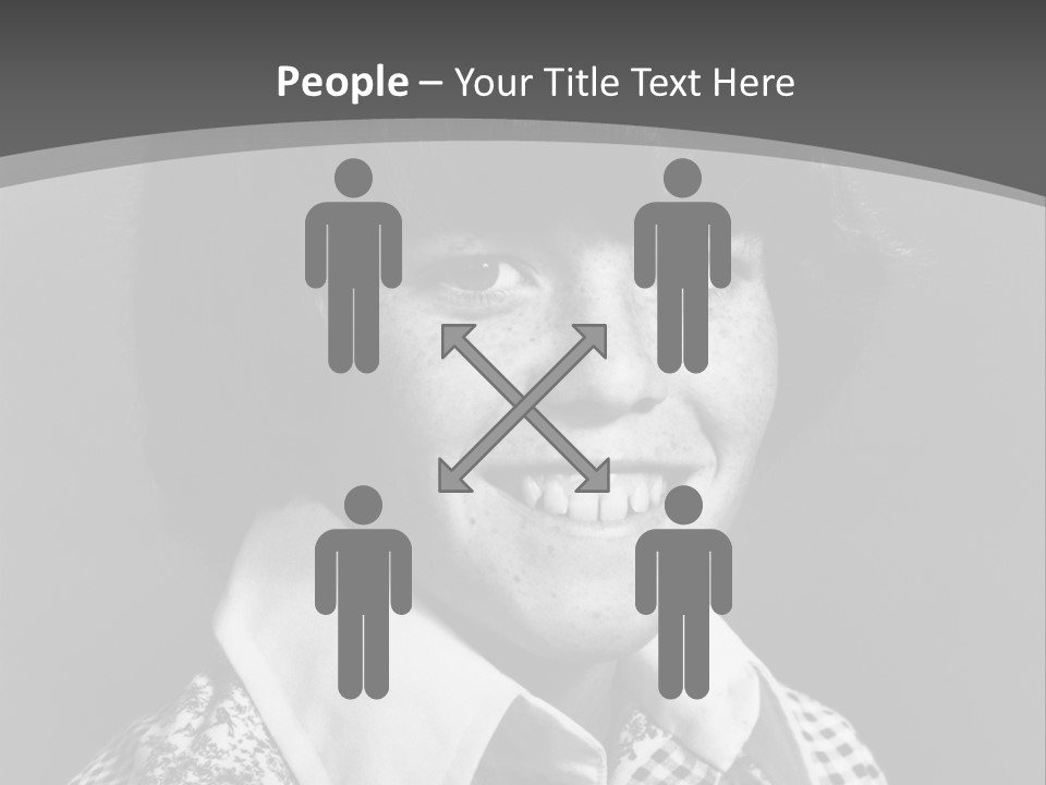 Happy Boy Smiling PowerPoint Template