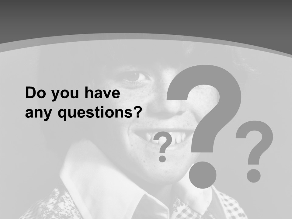 Happy Boy Smiling PowerPoint Template