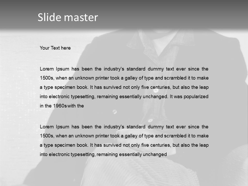 Man Smiling PowerPoint Template