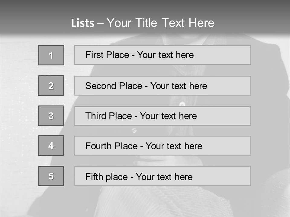 Man Smiling PowerPoint Template