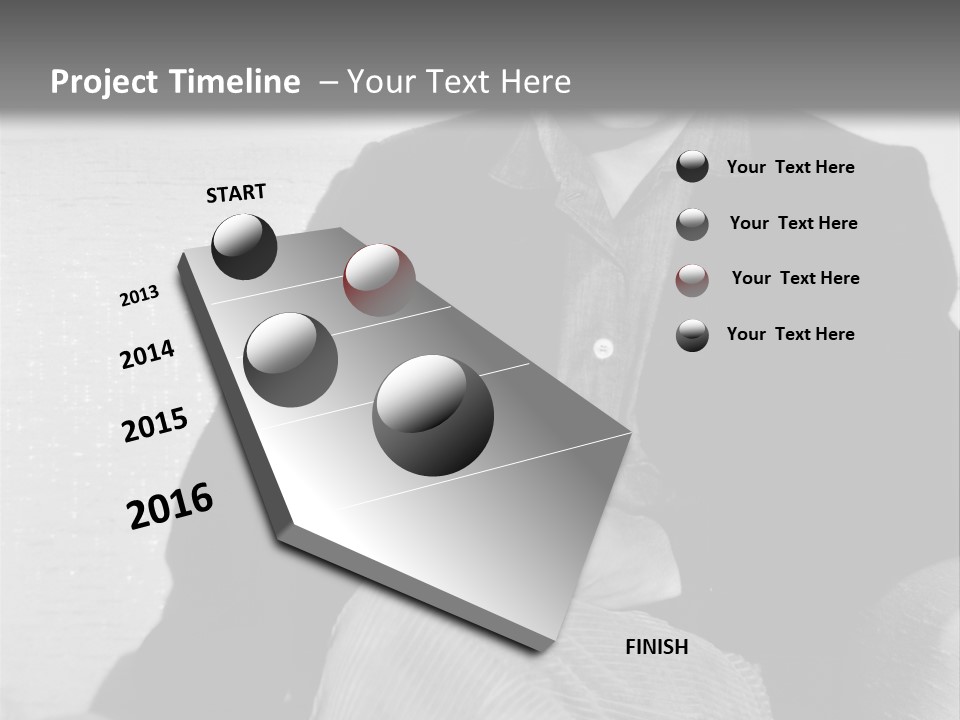Man Smiling PowerPoint Template