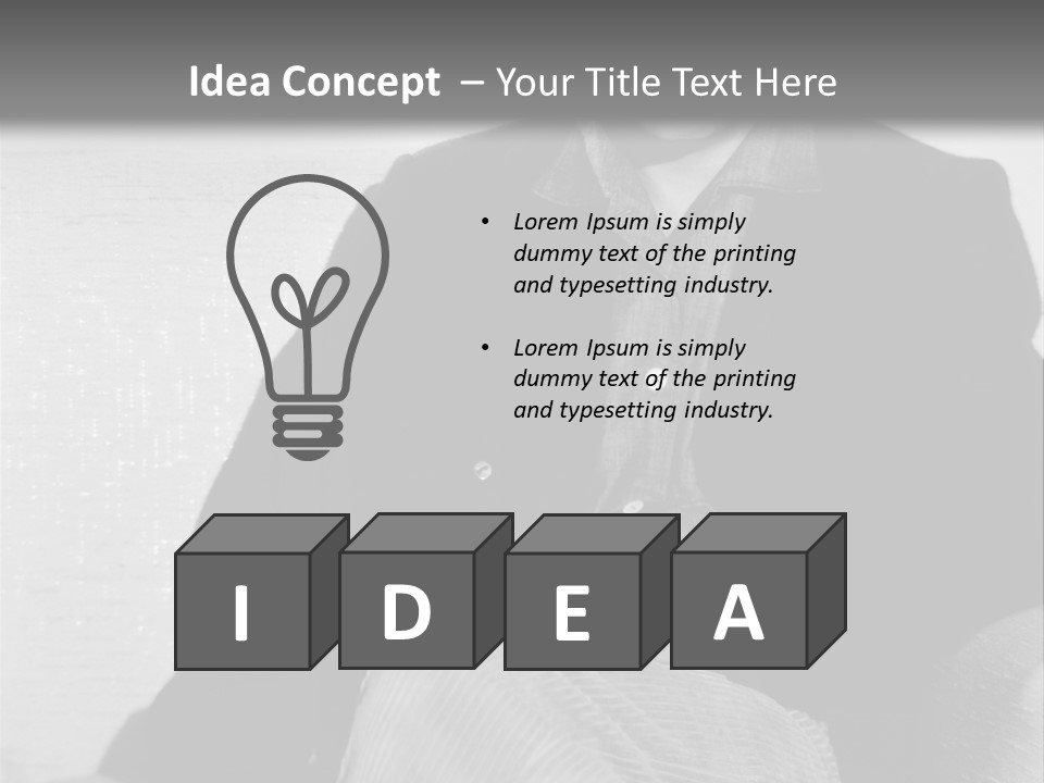 Man Smiling PowerPoint Template