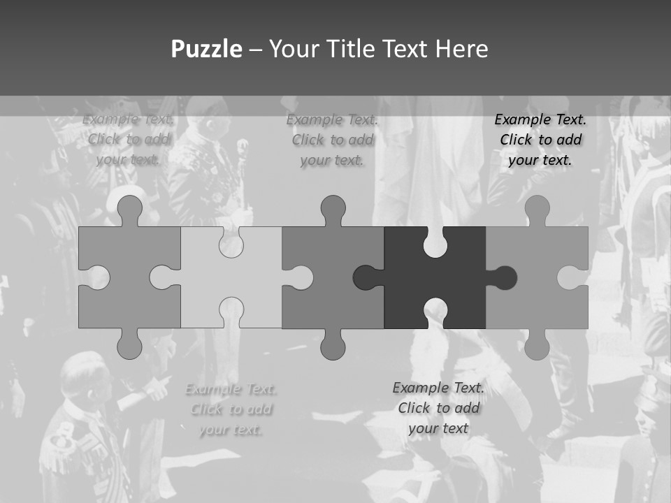 The Wedding Ceremony Of 20 Th Century PowerPoint Template