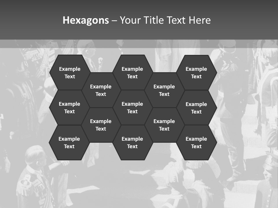 The Wedding Ceremony Of 20 Th Century PowerPoint Template