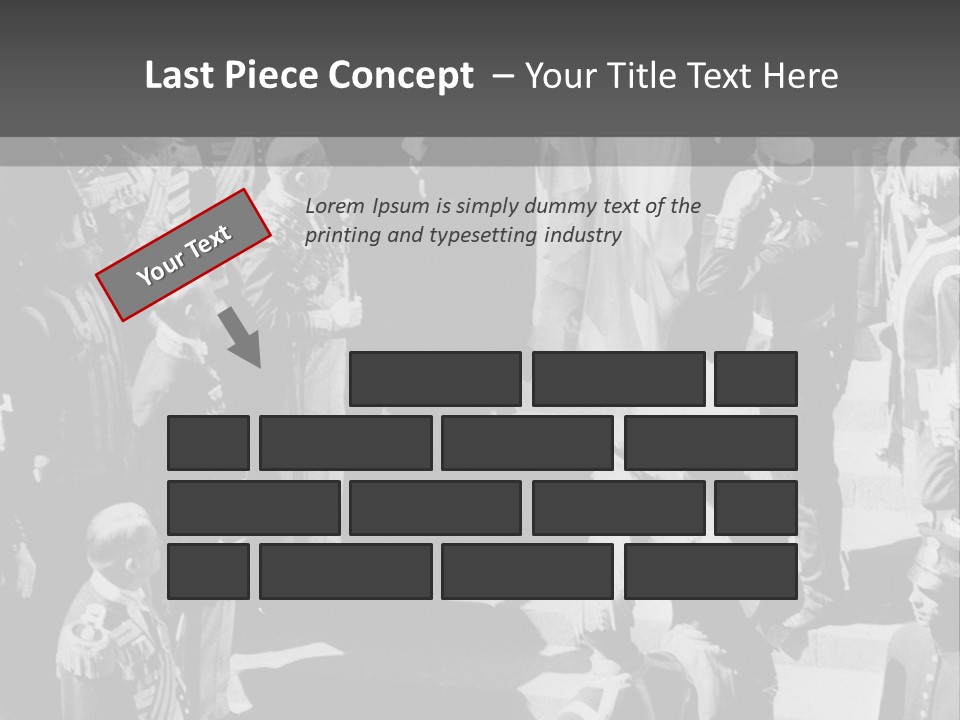 The Wedding Ceremony Of 20 Th Century PowerPoint Template