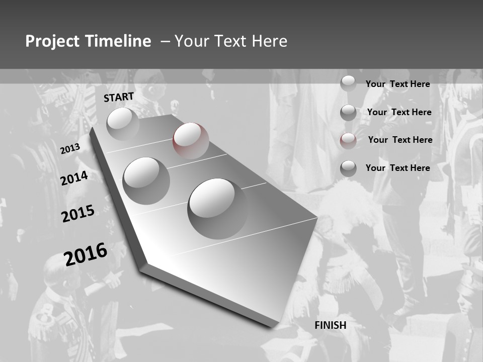 The Wedding Ceremony Of 20 Th Century PowerPoint Template