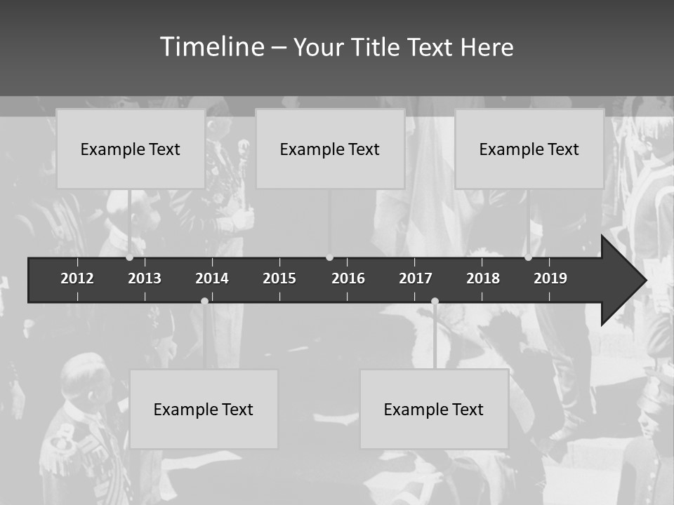 The Wedding Ceremony Of 20 Th Century PowerPoint Template