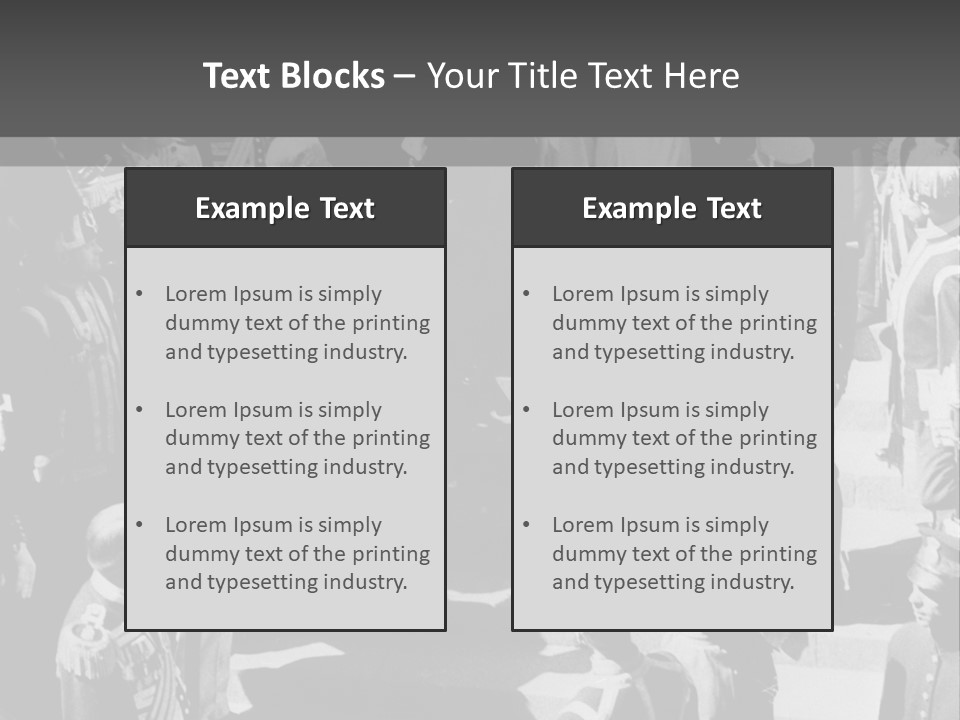 The Wedding Ceremony Of 20 Th Century PowerPoint Template