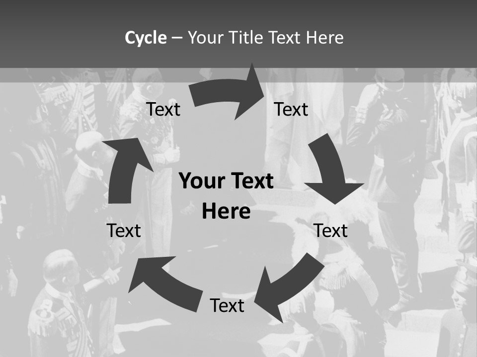 The Wedding Ceremony Of 20 Th Century PowerPoint Template