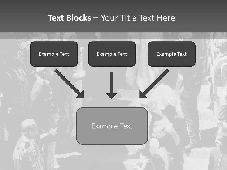 The Wedding Ceremony Of 20 Th Century PowerPoint Template