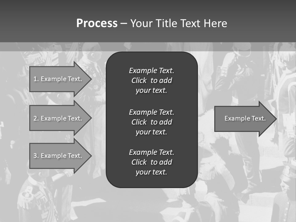 The Wedding Ceremony Of 20 Th Century PowerPoint Template