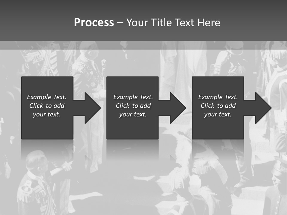 The Wedding Ceremony Of 20 Th Century PowerPoint Template