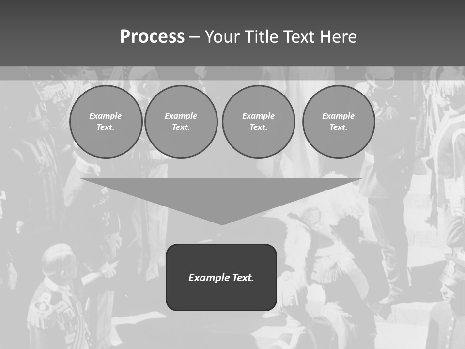 The Wedding Ceremony Of 20 Th Century PowerPoint Template