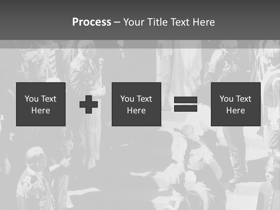 The Wedding Ceremony Of 20 Th Century PowerPoint Template