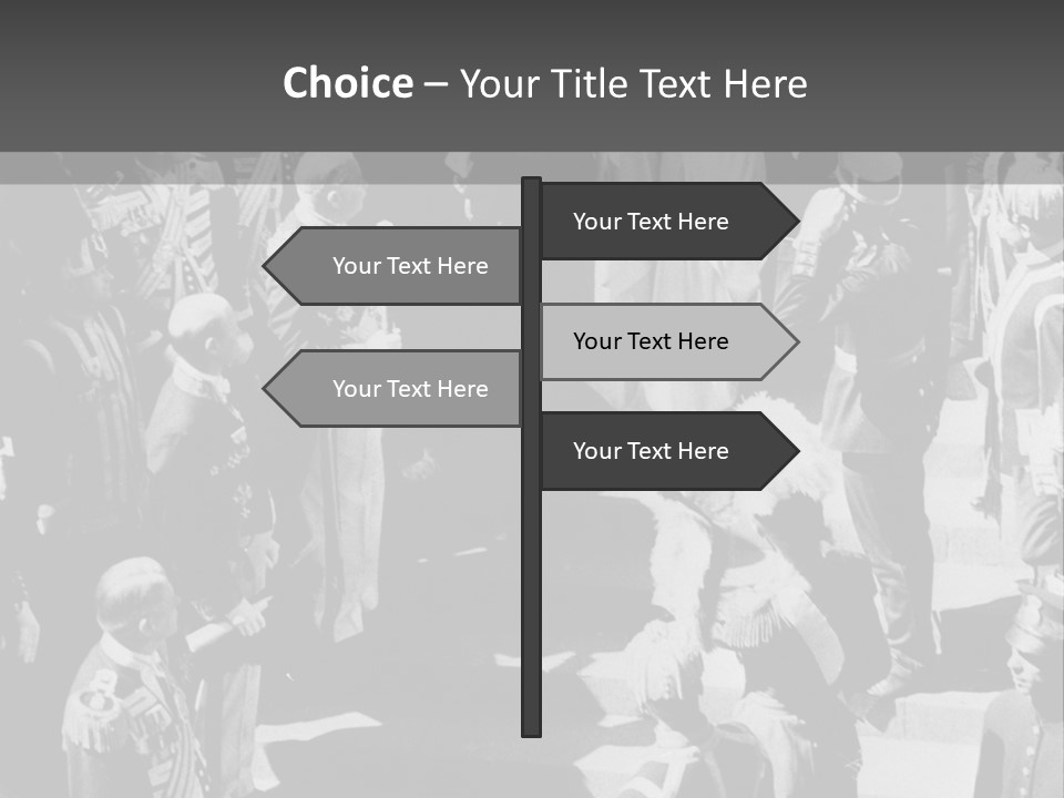 The Wedding Ceremony Of 20 Th Century PowerPoint Template