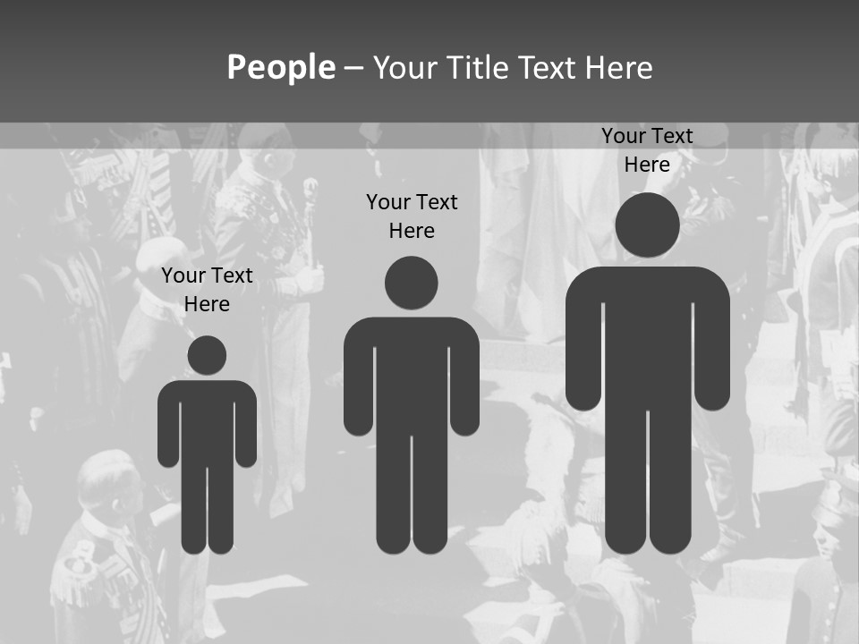 The Wedding Ceremony Of 20 Th Century PowerPoint Template