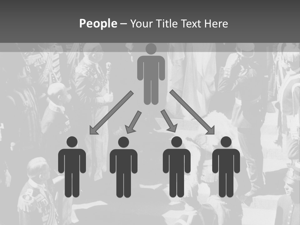 The Wedding Ceremony Of 20 Th Century PowerPoint Template